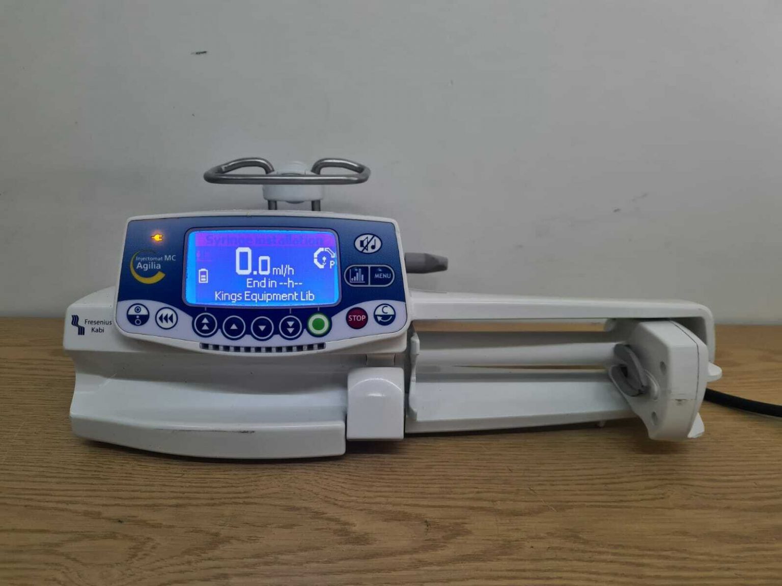 Fresenius Kabi Volumat Agilia MC syringe infusion pump with BN battery to