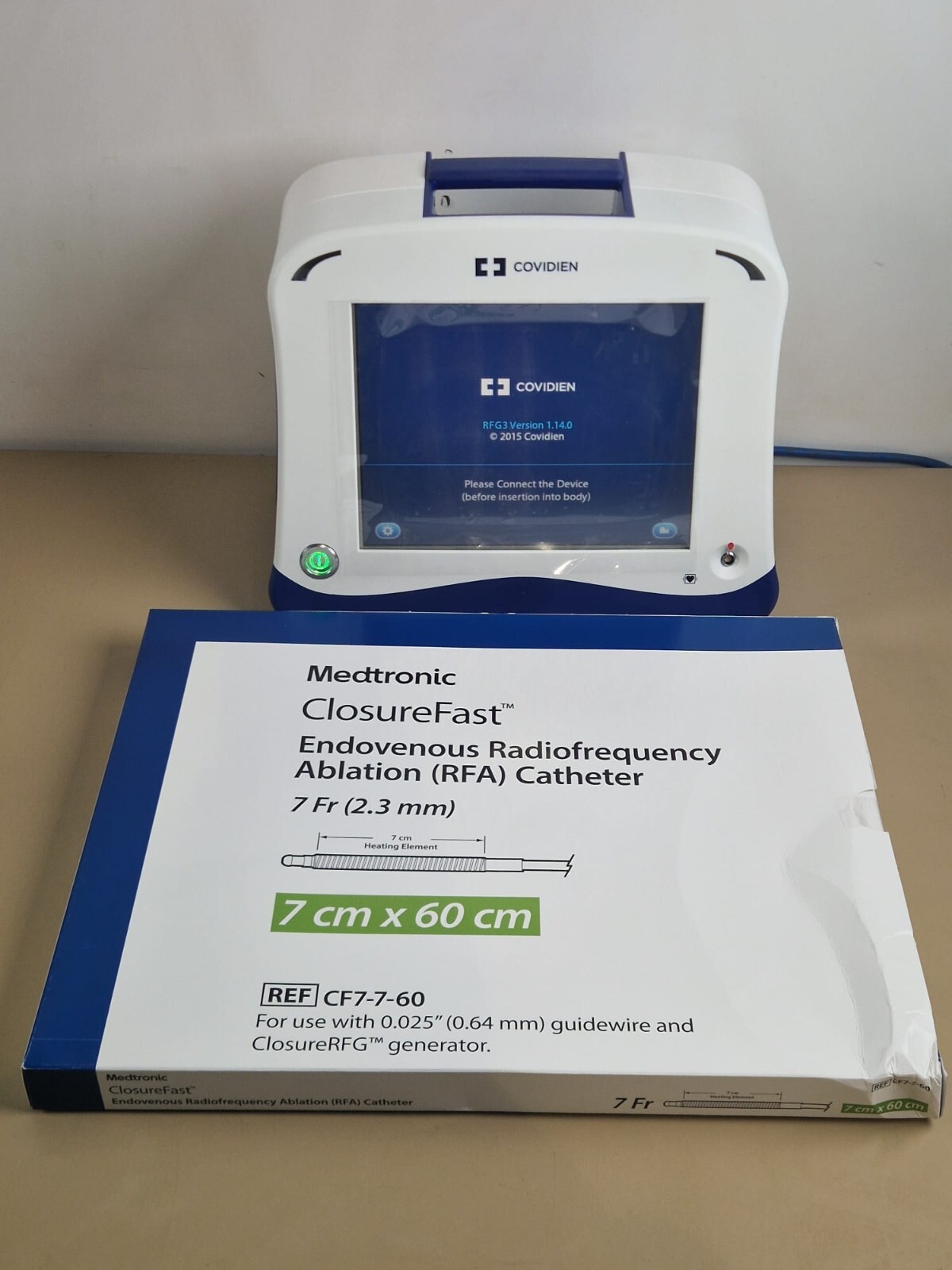 covidien VNUS RFG3 closurefast RFA generator - SW:1.14.0