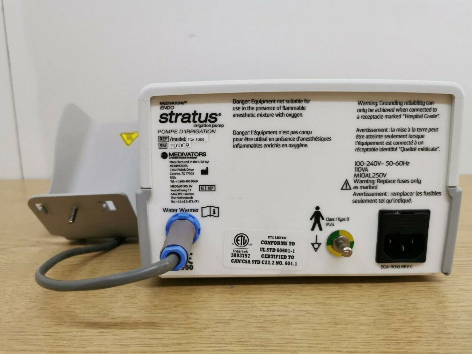 Medivators EGA 500E Endo Stratus Irrigation pump to