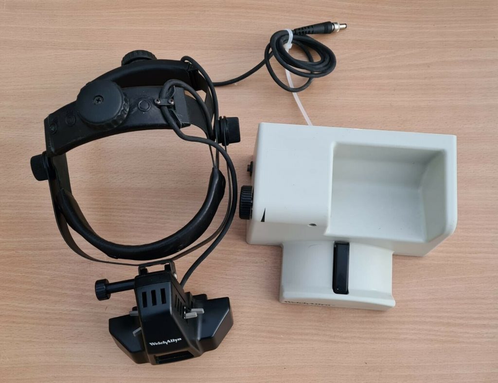 Welch Allyn Indirect Ophthalmoscope With 74341 Power Supply to