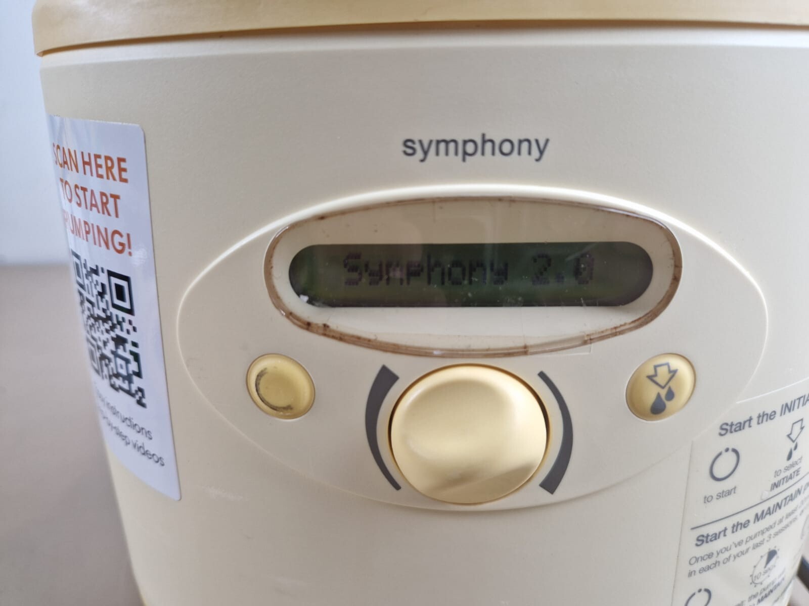 medela symphony 2.0 breast pump with bottle holder and programming card 2.0 - Image 8