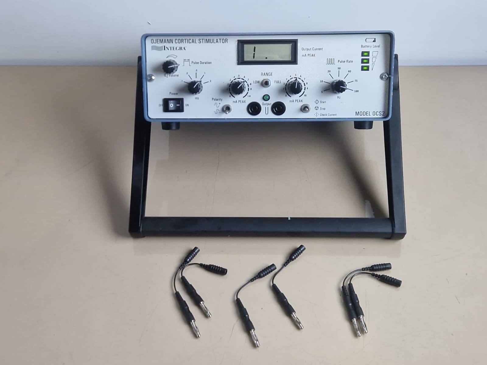 integra ojemann model OCS2 Stimulator module with adapter cable 4mm