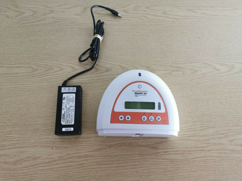 smith nephew renasys go Negative Pressure Wound Therapy pump with canister to